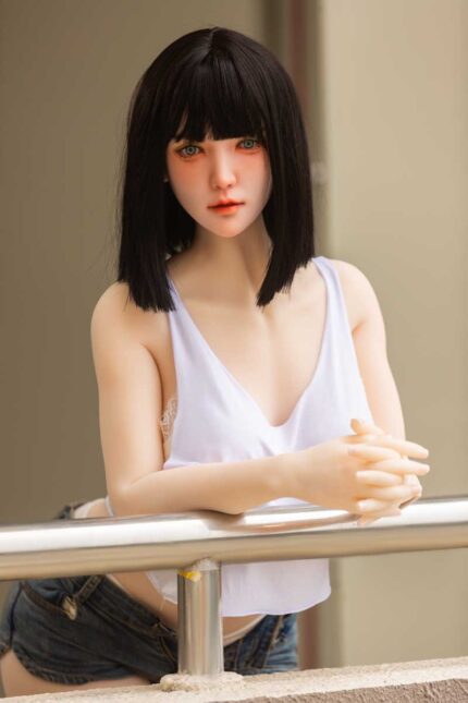 Qita® 168cm d cup silicone head sex doll Sungmi