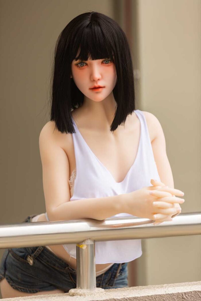 Qita® 168cm d cup silicone head sex doll Sungmi