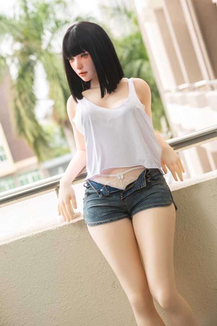 Qita® 168cm d cup silicone head sex doll Sungmi