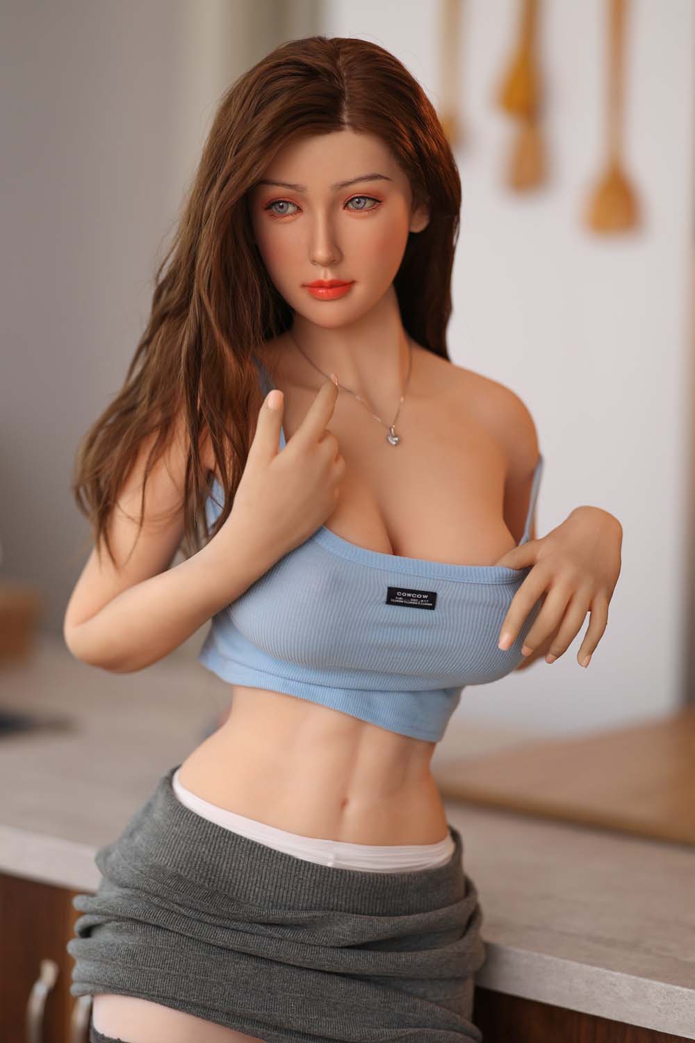 6YE® 160cm g cup silicone head sex doll Erin