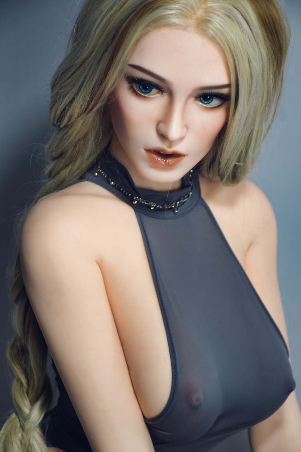 Elsa Babe® 165cm blonde full silicone sex doll OliviaSmith