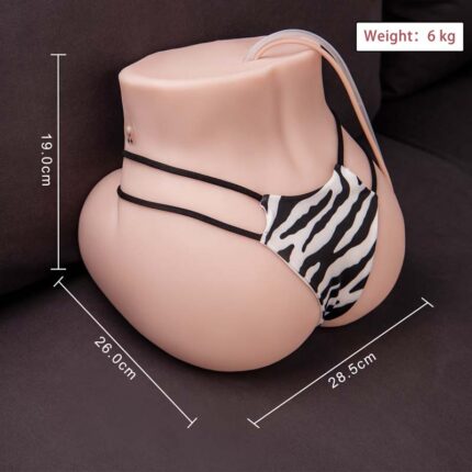 Xise® 19cm TPE vibrating mini sex doll torso Migno