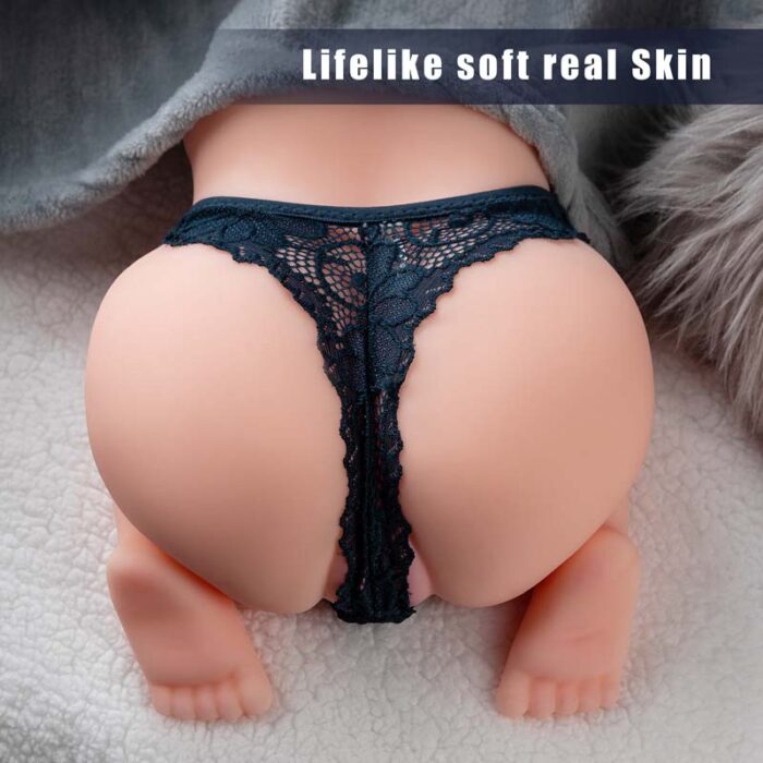 Xise® 21cm TPE mini sex doll torso ass mastubator