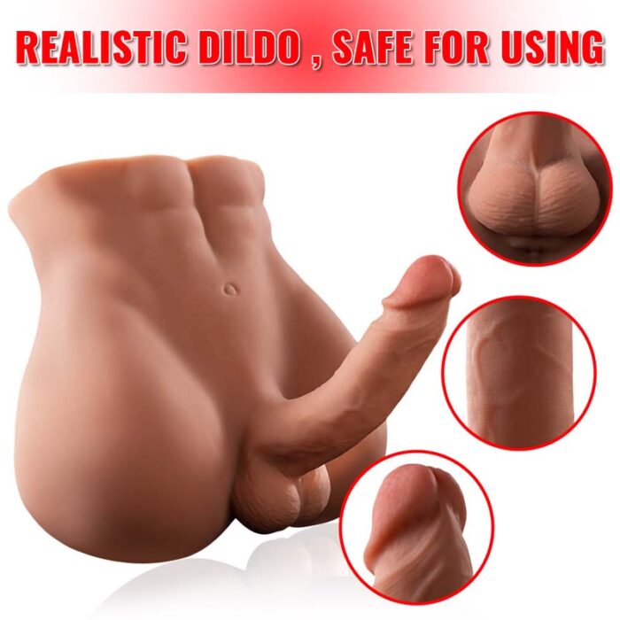 Xise® 24cm TPE male ass sex doll torso Bartley