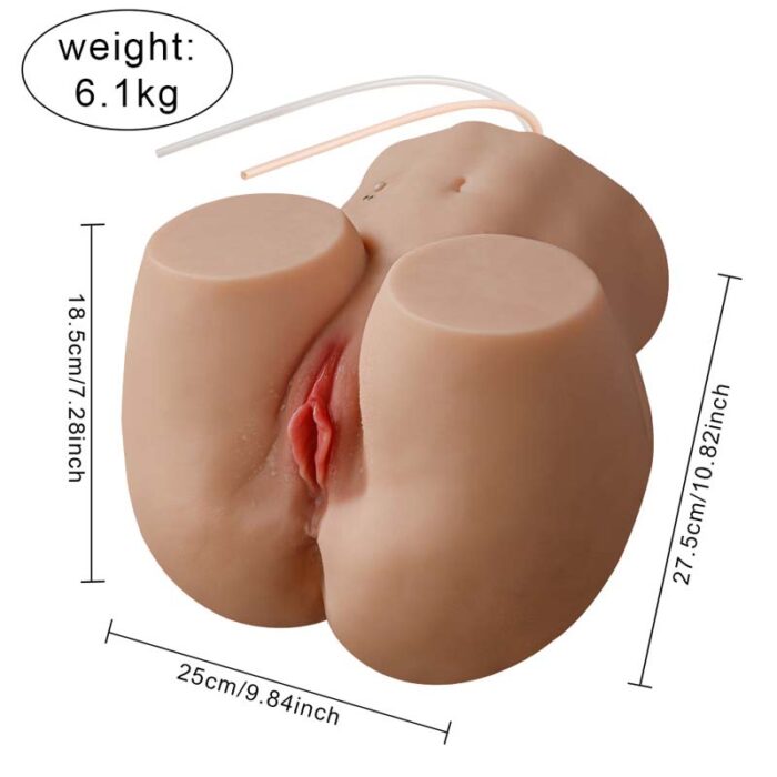 Xise® 27.5cm TPE auto sucking mini sex doll torso Agatha