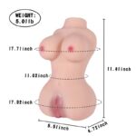 Xise® 29cm TPE mini sex doll torso Xiaoyou