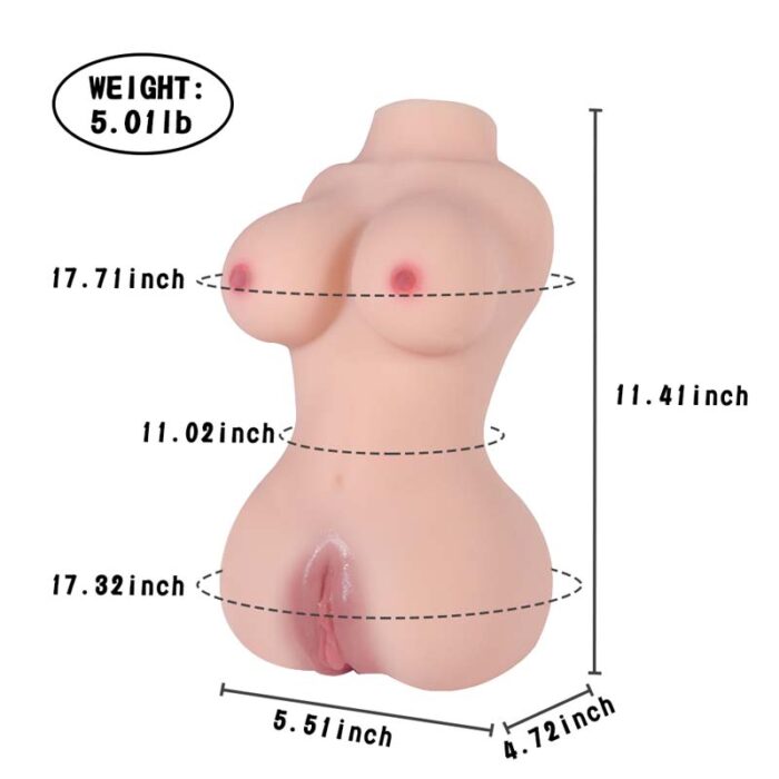 Xise® 29cm TPE mini sex doll torso Xiaoyou