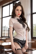 SY Doll® teen silicone head sex doll Karen