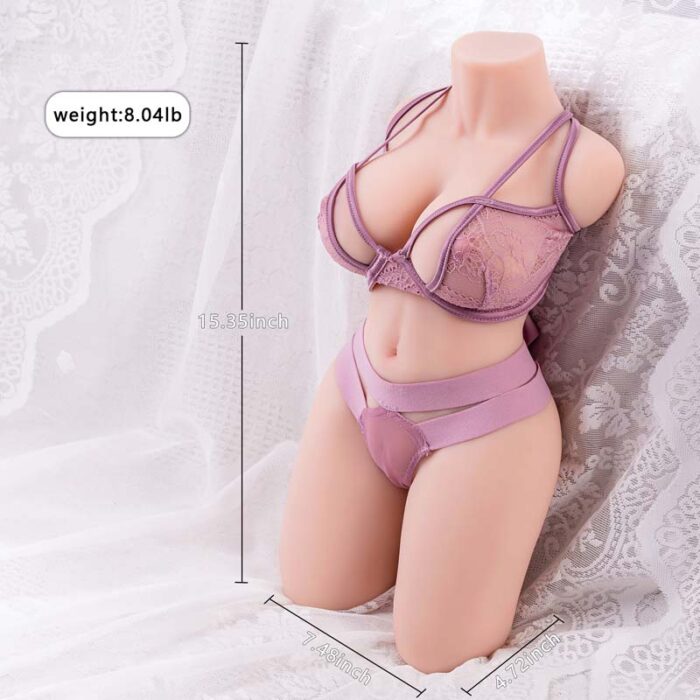 Xise® 39cm tpe sex doll torso Sibyl