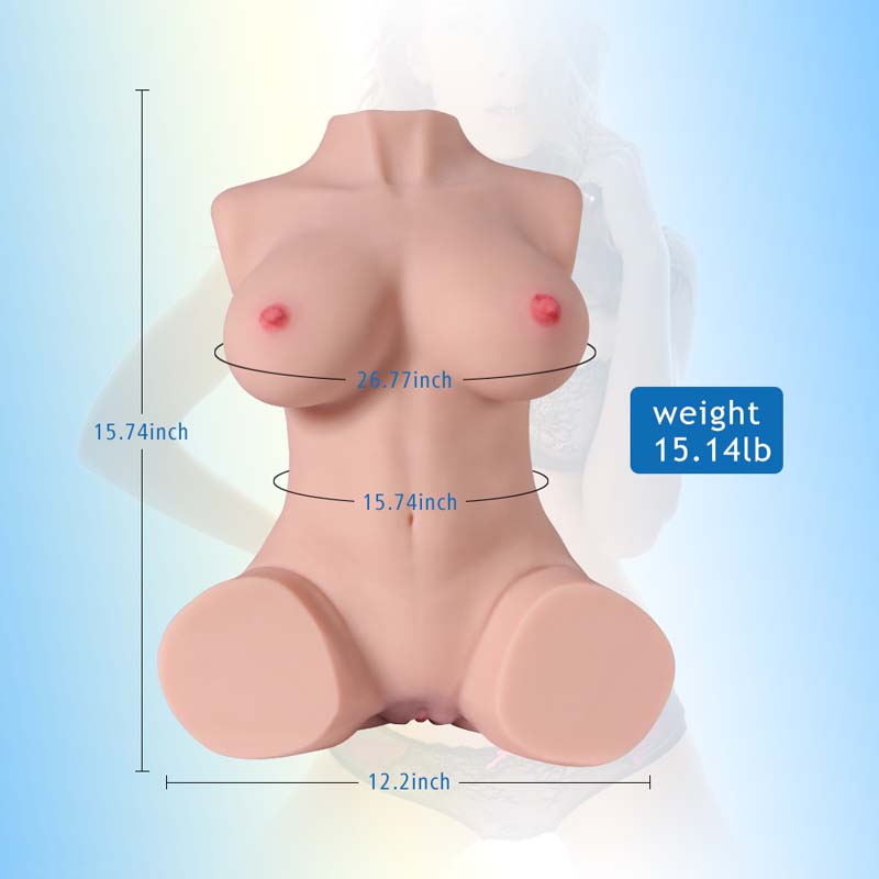 Xise® 45cm tpe sex doll torso Jessie