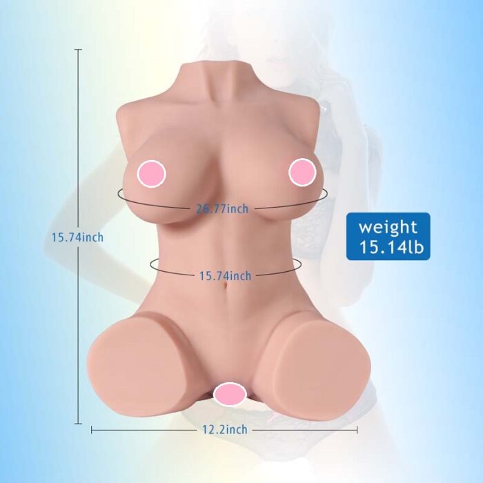 Xise® 45cm tpe sex doll torso Jessie