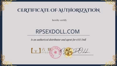 6YE doll certificate of authorization for rpsexdoll