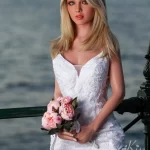 AK Doll® 165cm f cup blonde silicone sex doll Lisa