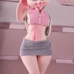 Bunny Lori 70cm(2ft4) Full Silicone Movable Ears Mini Sex Doll - Climax Doll®