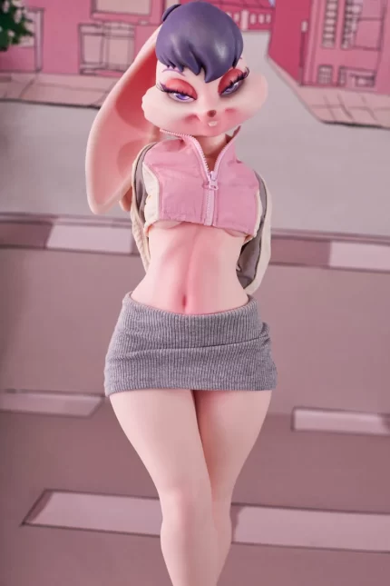 Bunny Lori 70cm(2ft4) Full Silicone Furry Mini Sex Doll-CLM®